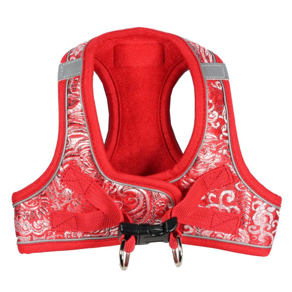 EZ Reflective Royal Elegance Harness Vest - Red